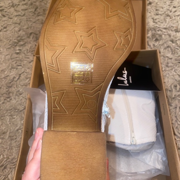 White Western Booties - Picture 7 of 8